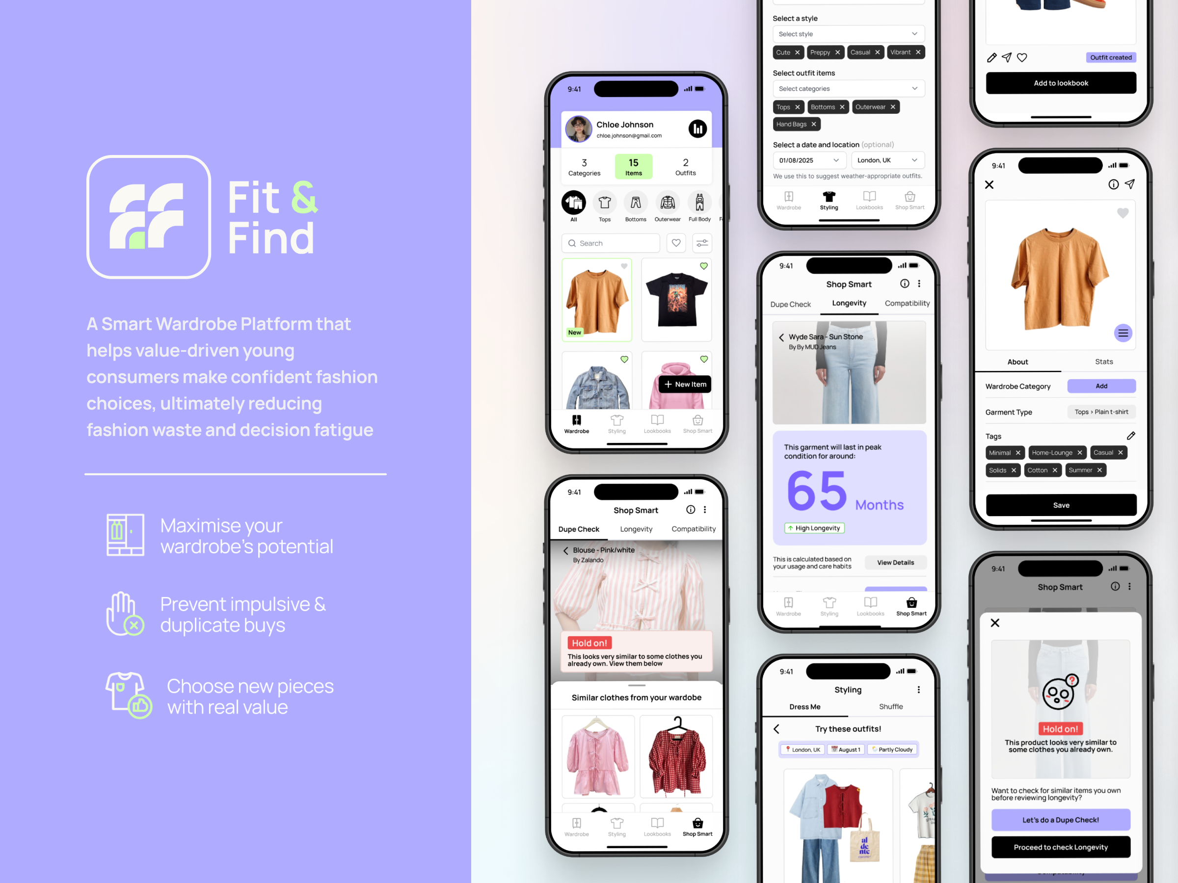 Cover Page of Fit & Find